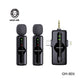 Green Lion GM-80X – Microphone sans fil 3-en-1 à réduction de bruit Noir