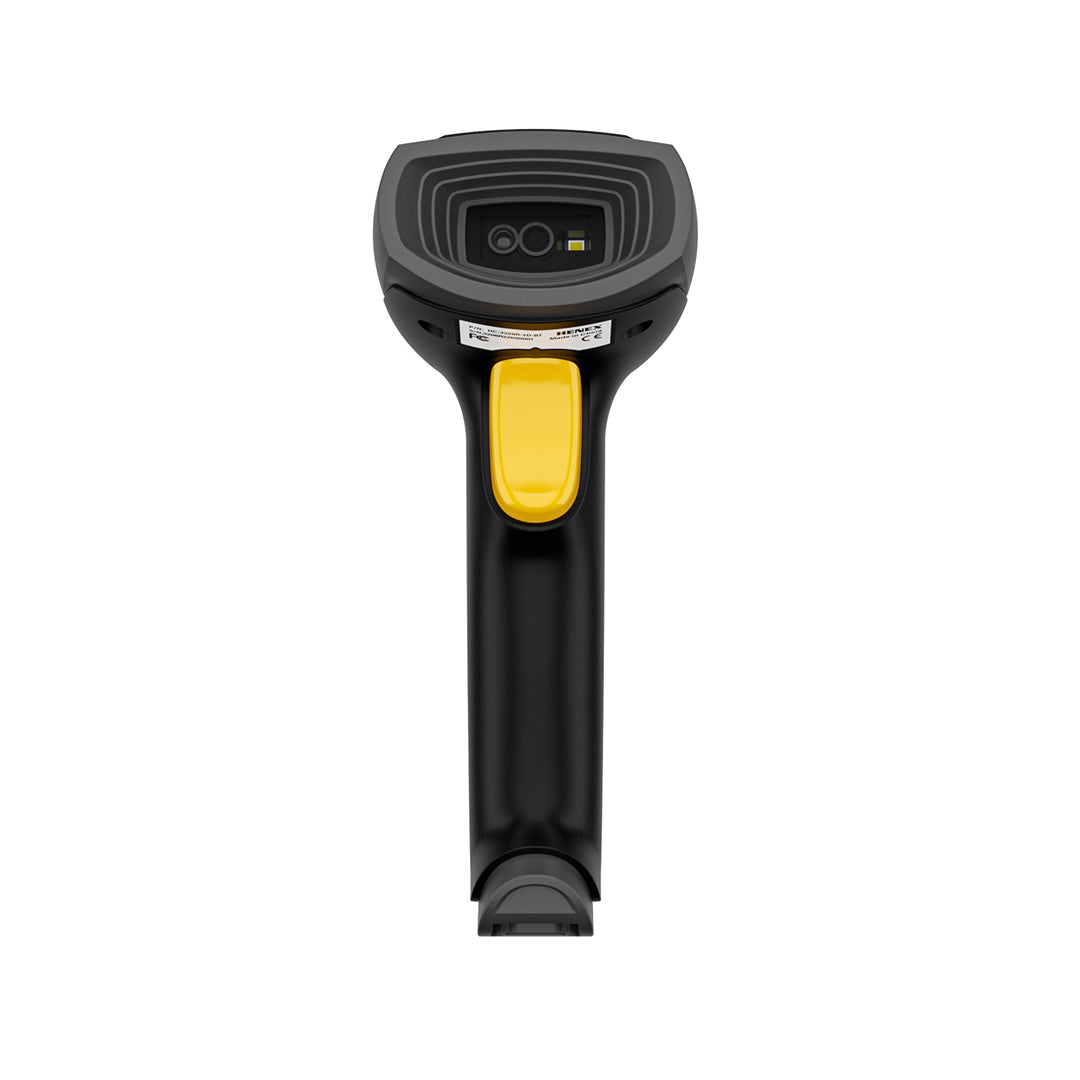 HENEX HC-3206R – Scanner de codes-barres 2D sans fil | Dongle USB | Noir