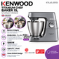 Kenwood Titanium Chef Baker XL KVL65.051SI – Pétrin - Puissance 1200 W (Capacité 7L + 5L)