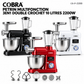 Cobra – Pétrin CB-P-2200 Multifonction 3 en 1 Double Crochet - Puissance 2200 W (Capacité 10 L)