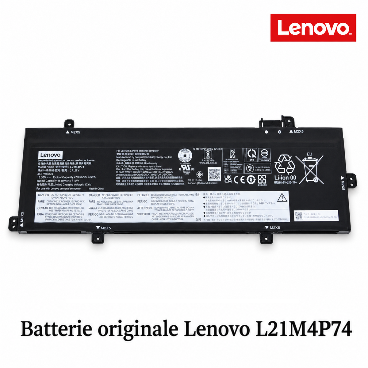 Batterie originale LENOVO L21M4P74