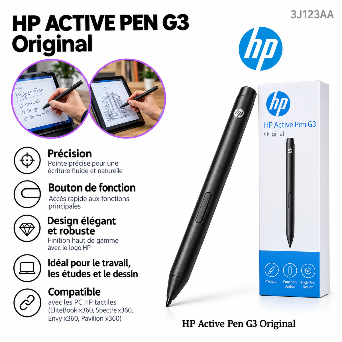 HP Active Pen G3 Original 3J123AA