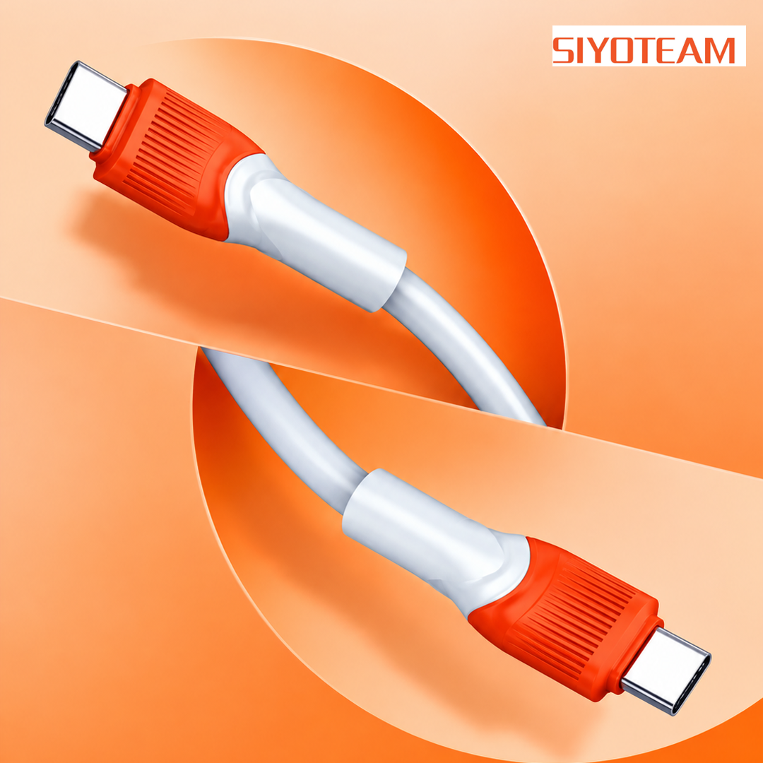 SIYOTEAM LC601C - Cable USB-C vers USB-C 100W PD 48Gbps Thunderbolt