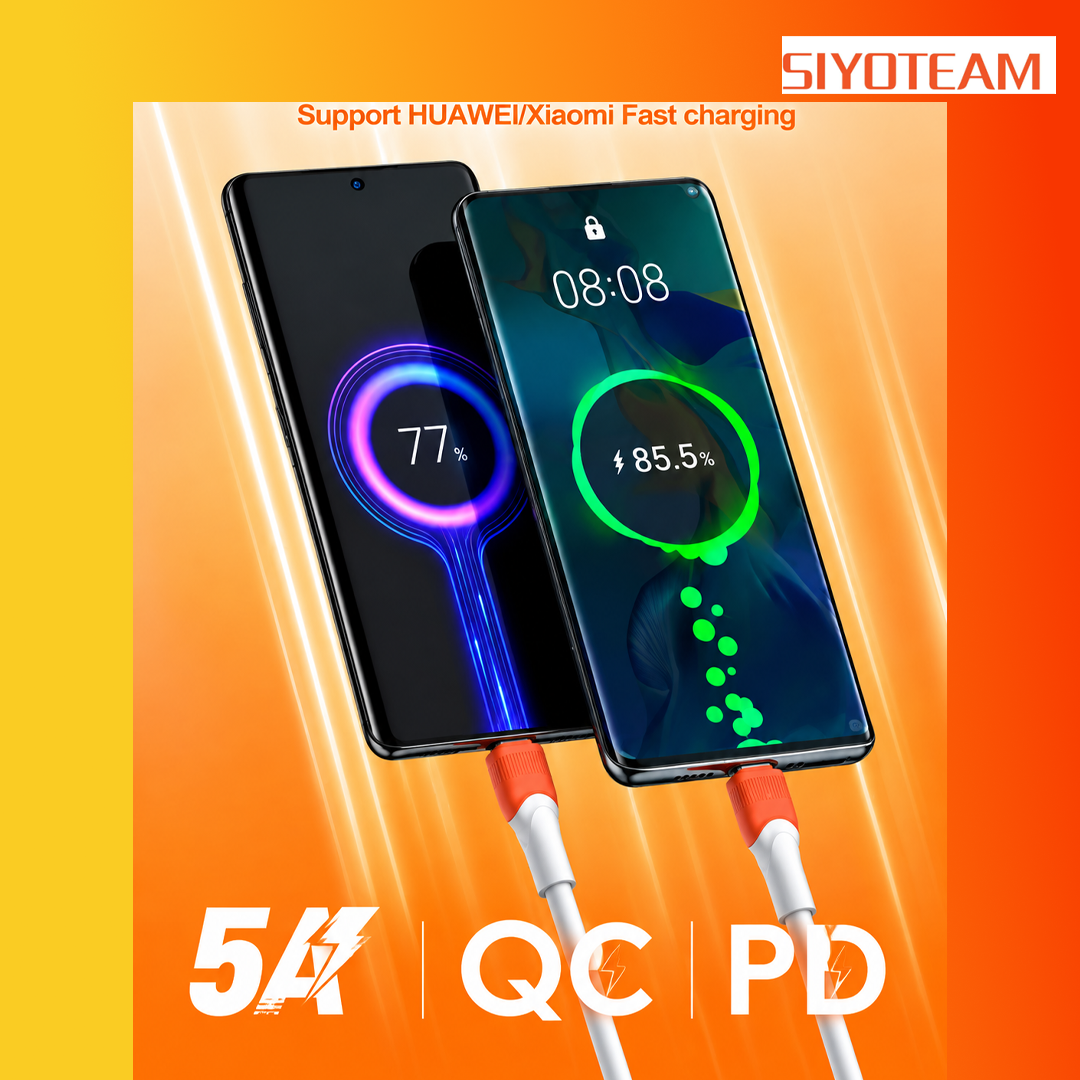 SIYOTEAM LC601C - Cable USB-C vers USB-C 100W PD 48Gbps Thunderbolt