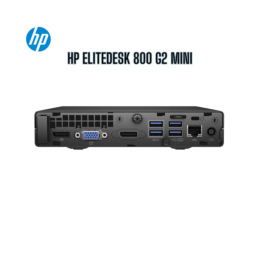 Mini PC HP EliteDesk 800 G2 - Intel Core i7-6700T, 8Go RAM, 256Go SSD