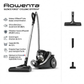 Aspirateur Sans Sac Ultra Silencieux 59dB 500W 2.5L Silence Force Cyclonic Effitech Rowenta RO7936EA