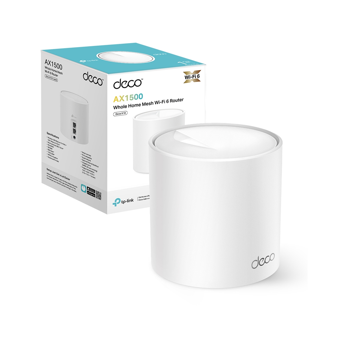 Routeur Wi-Fi 6 Mesh TP-Link Deco X10 (AX1500) - 1 Pack