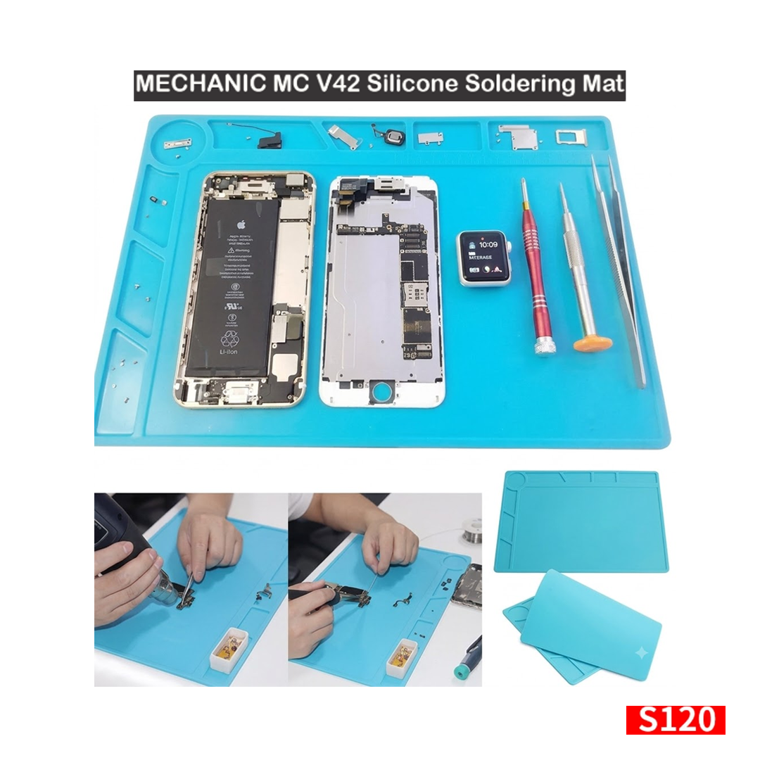 Tapis de Réparation en Silicone Résistant à la Chaleur pour Soudure et Électronique