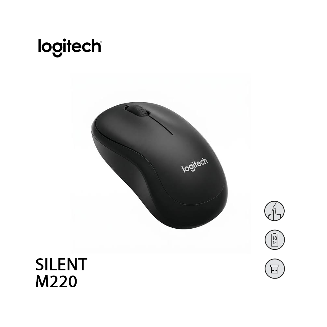 Souris sans fil silencieuse Logitech M220