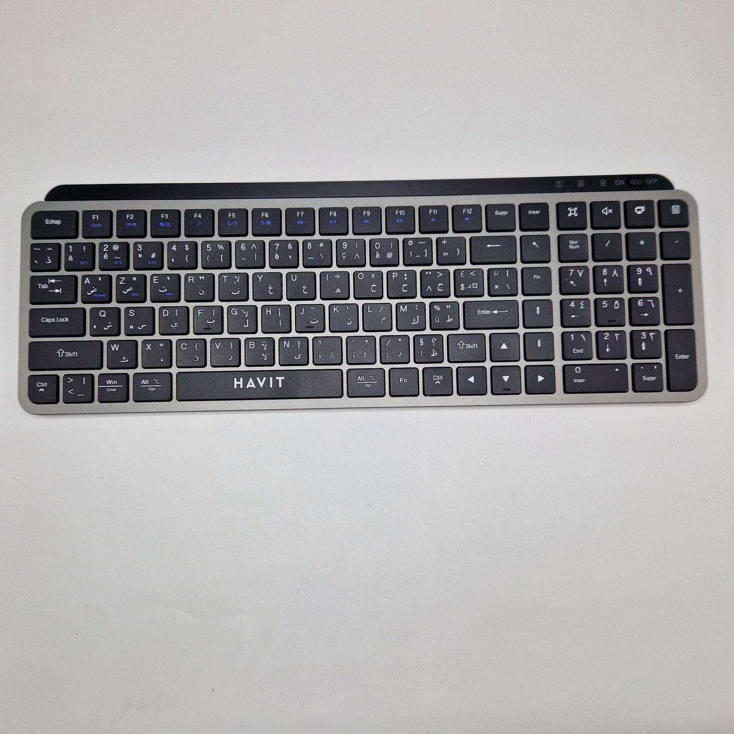 Kit Combo Clavier Souris Sans Fil HAVIT – Double Mode 2,4 GHz – KB836WB