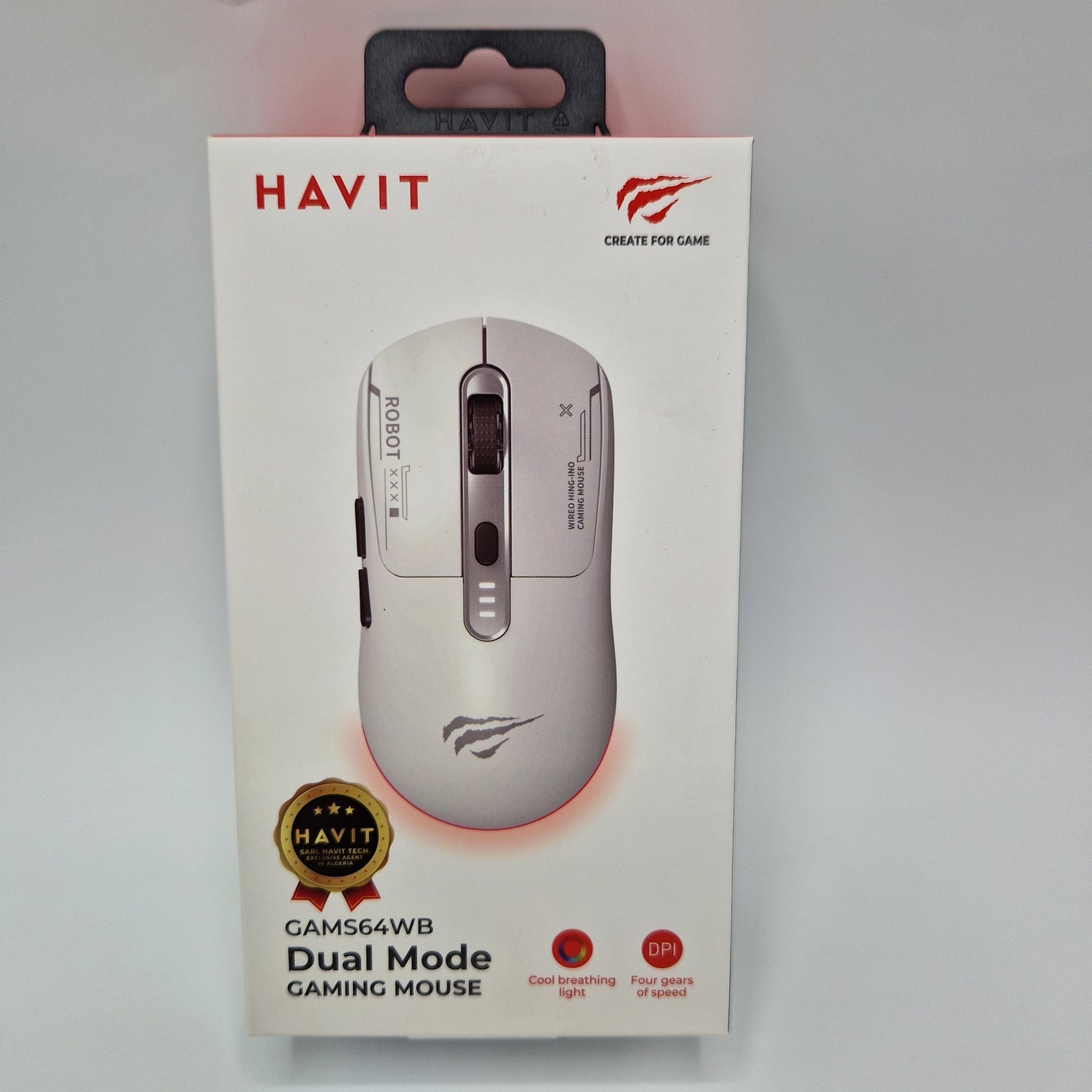 Souris Gaming Sans Fil Havit GAMS64WB Dual Mode RGB