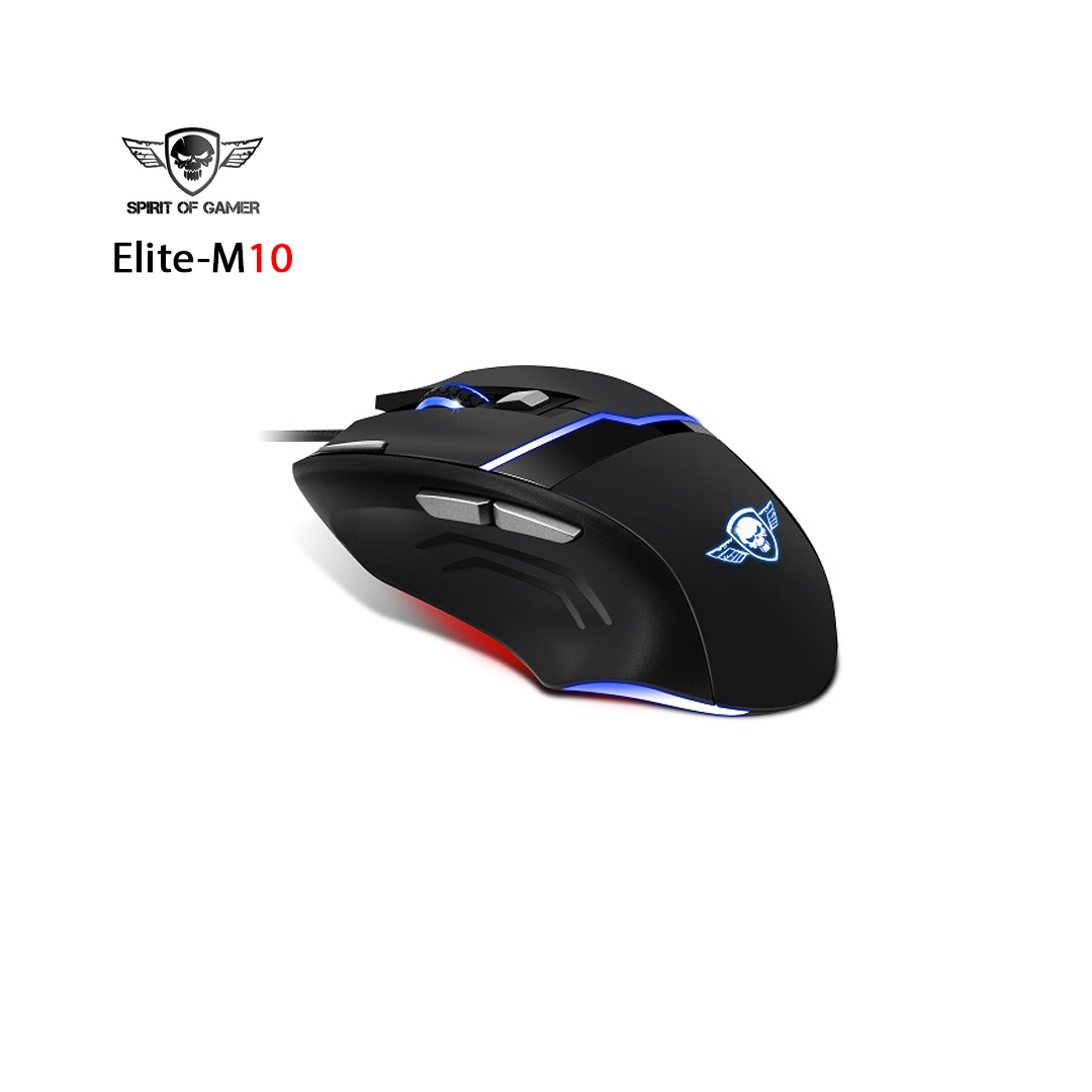 Souris Gamer RGB Spirit of Gamer Elite-M10 + Tapis de Souris