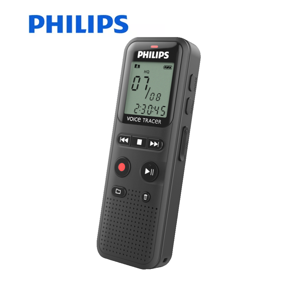 Enregistreur Audio Philips VoiceTracer DVT1160 - 8 Go, Déclenchement Vocal et USB