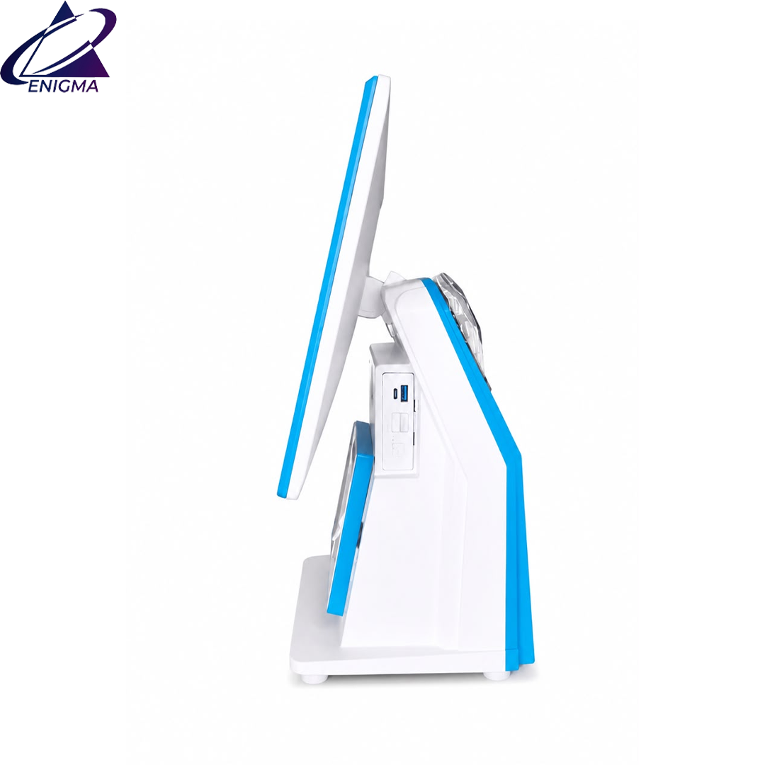 Caisse Enregistreuse Tactile Tout-en-Un - Touch POS System avec Imprimante EN-1560