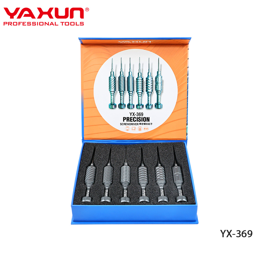 Kit de Tournevis de Précision YAXUN YX-369 (6 Pièces)