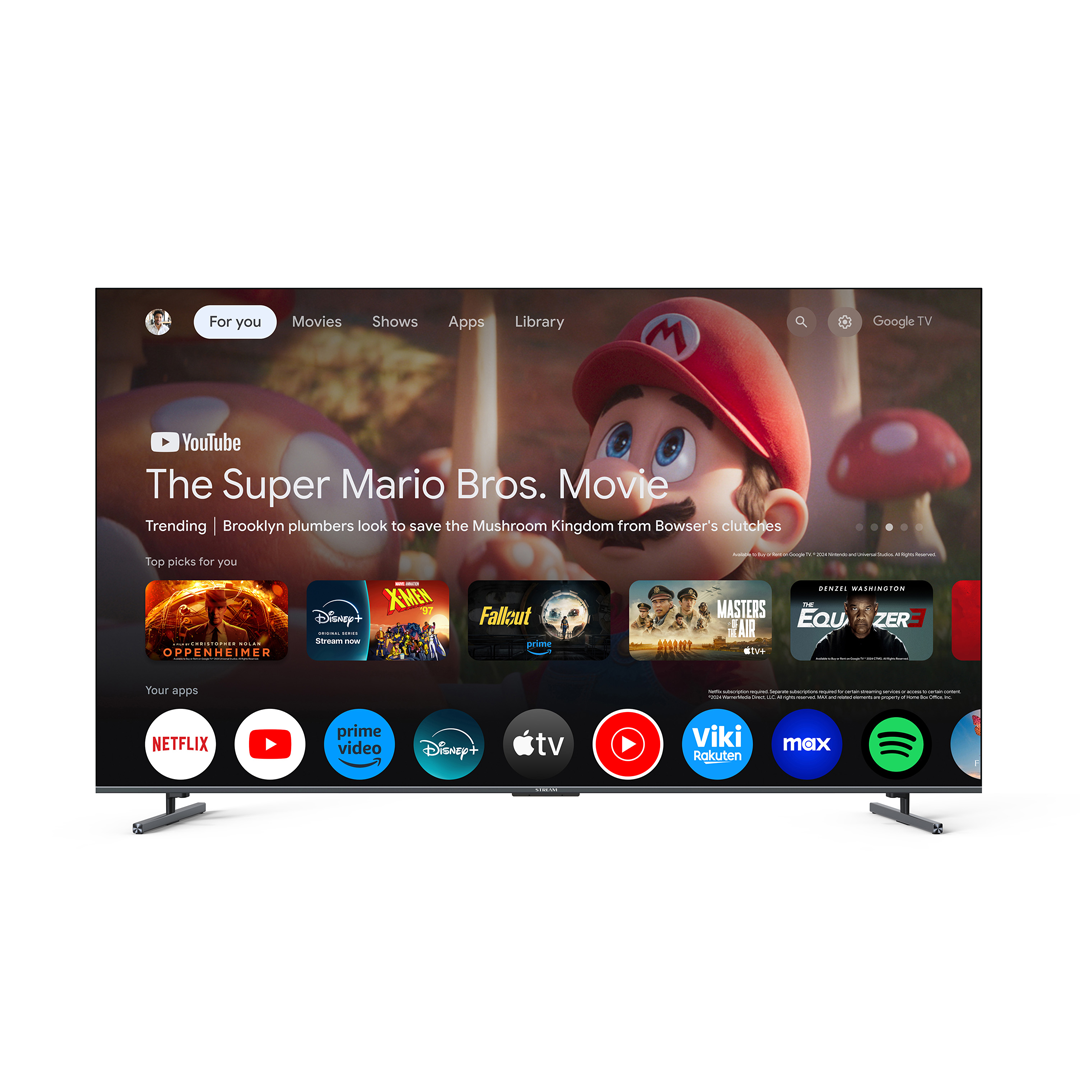 Téléviseur STREAM 85" Mini LED 4K UHD Smart Google TV (144Hz)