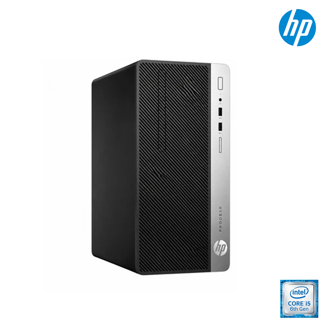 HP ProDesk 400 G4 MT i5 6e Génération – 8 Go RAM – SSD 128 Go + HDD 2 To/Ecran 20 Pouces État Excellent