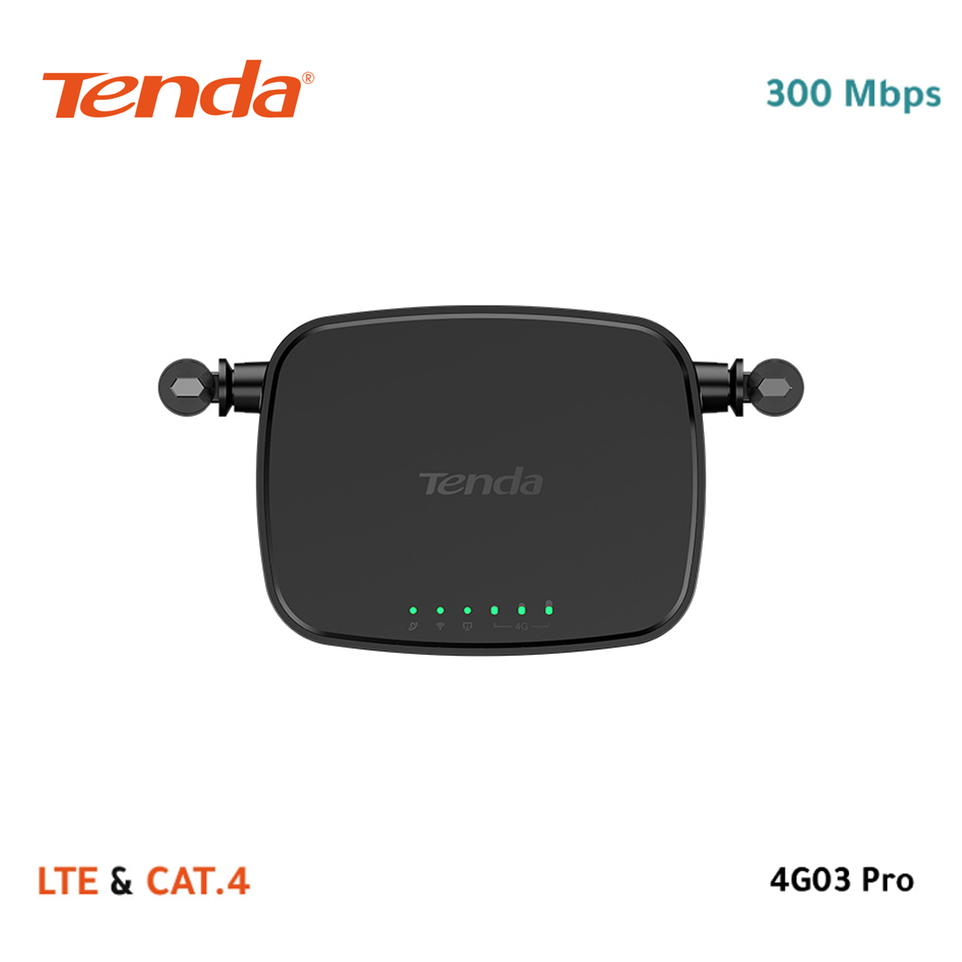 Routeur 4G LTE Wi-Fi N300 TENDA 4G03 Pro