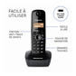 Telephone Numérique Sans Fil Panasonic KX-TG1612
