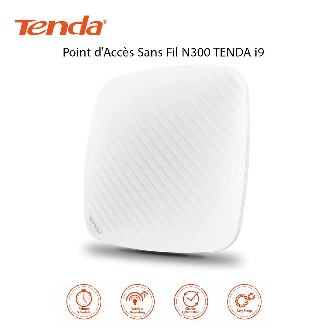 Point d'Accès Sans Fil N300 TENDA i9