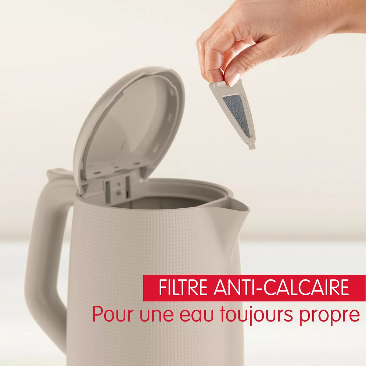 Moulinex – Morning BY2M0810 – Bouilloire Electrique - 1.7 L – 2400 W