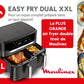 Moulinex EZ942HF0 Easy Fry Dual XXL – Friteuse à air sans huile 11L, 2 tiroirs