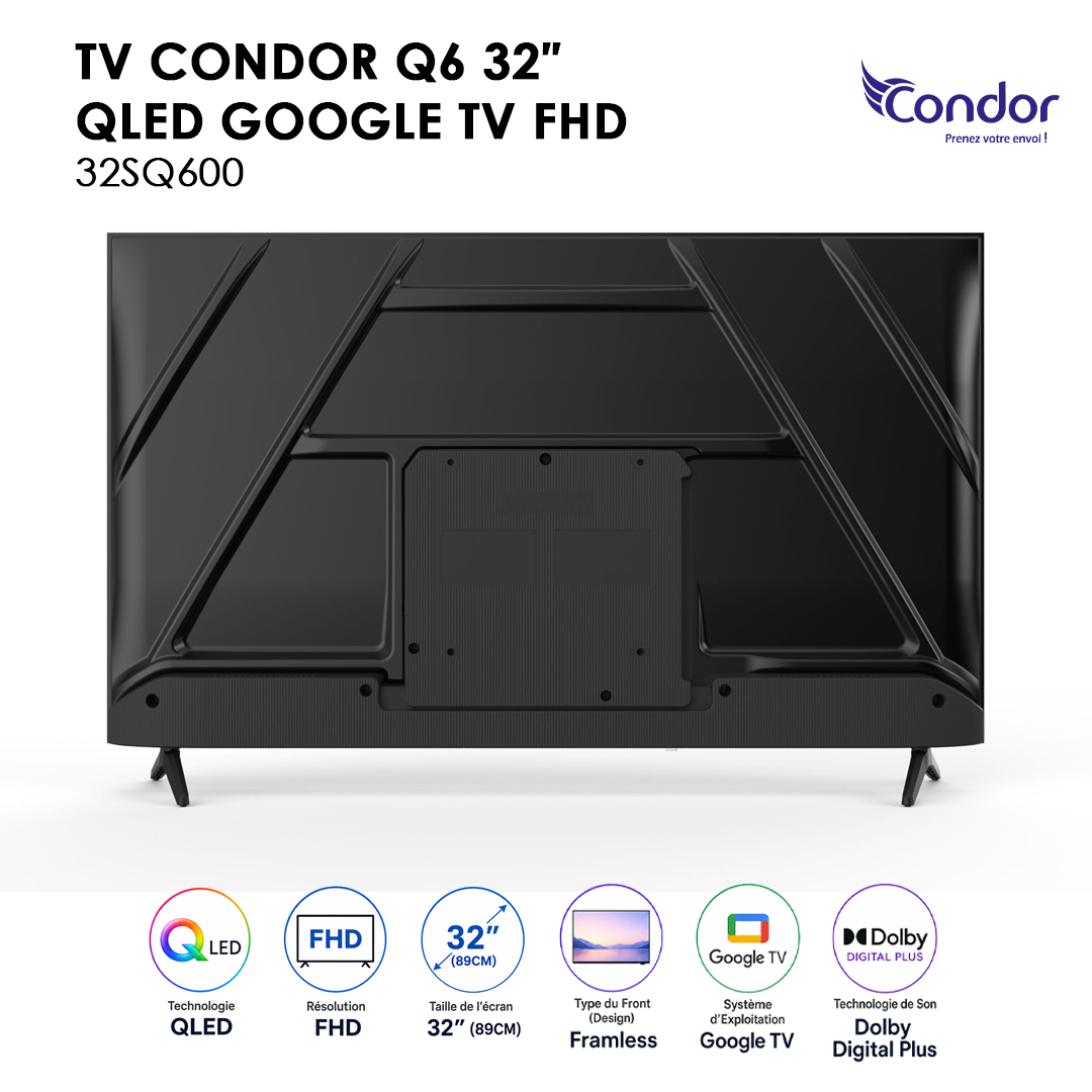 TV 32 QLED GOOGLE SMART TV SERIE Q6 32SQ600