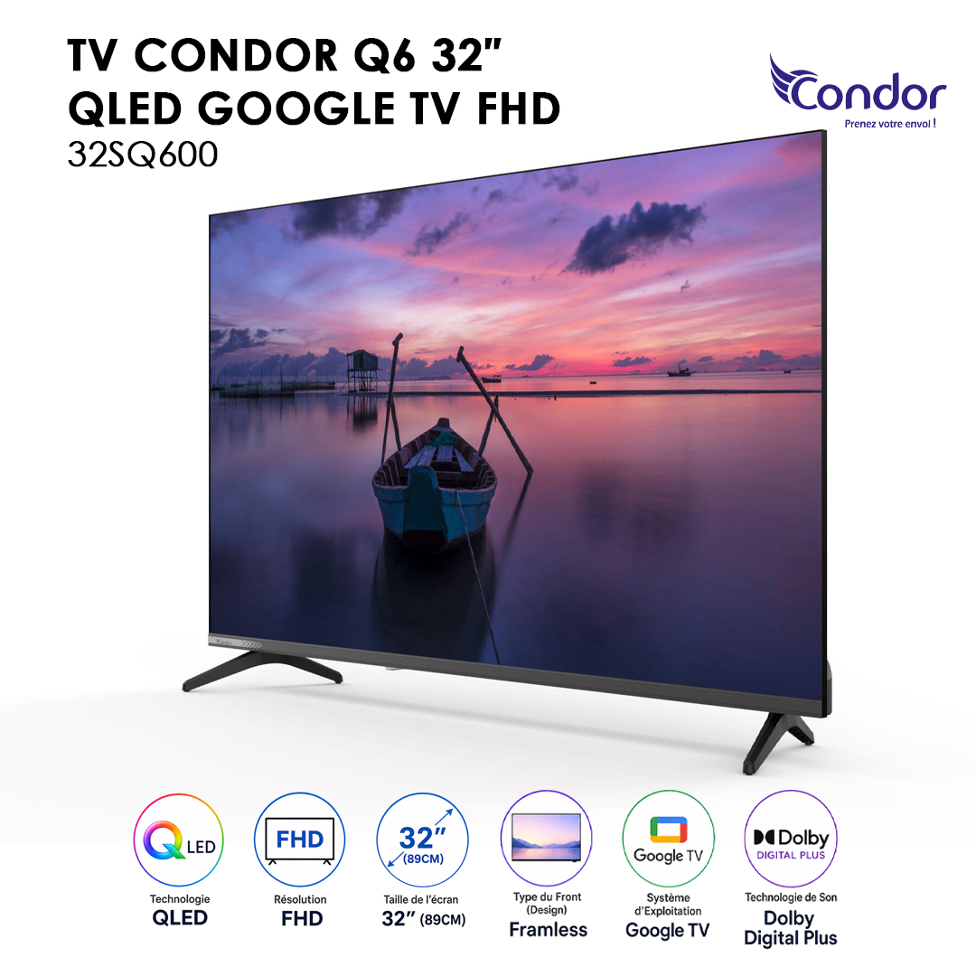 TV 32 QLED GOOGLE SMART TV SERIE Q6 32SQ600