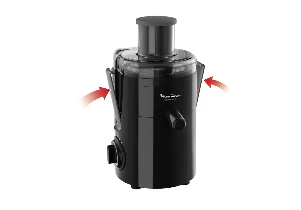 Moulinex – Frutelia Plus JU370810 – Centrifugeuse - Goulotte 6 cm, 2 Vitesses