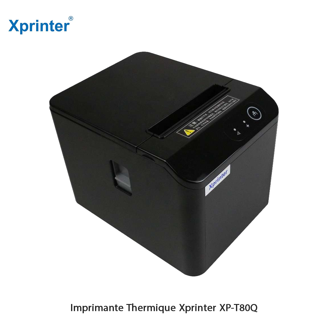 Imprimante Thermique de Caisse Xprinter XP-T80Q 80mm (USB / LAN / RJ11)