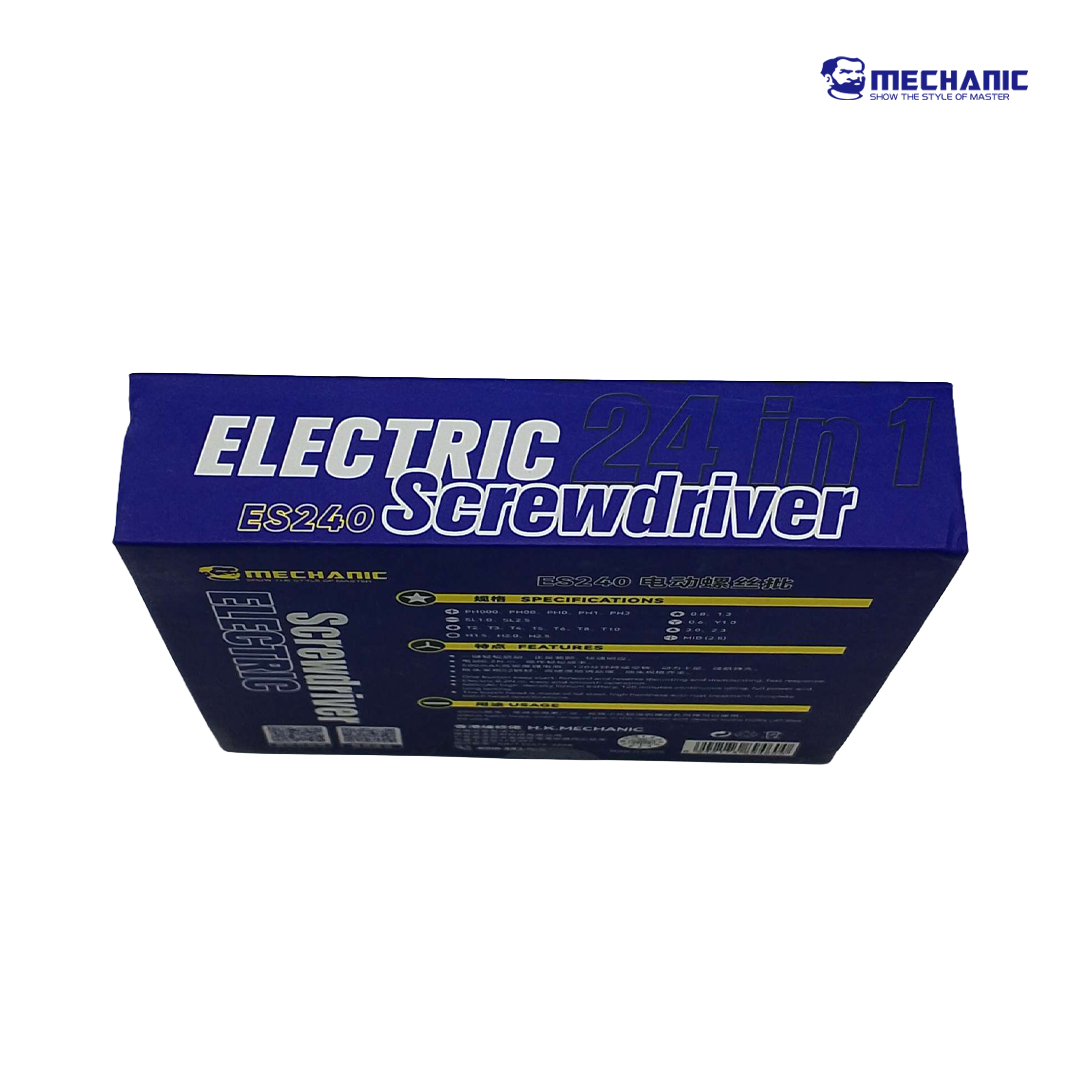Kit de tournevis électrique de précision Mechanic ES240 (24 en 1)