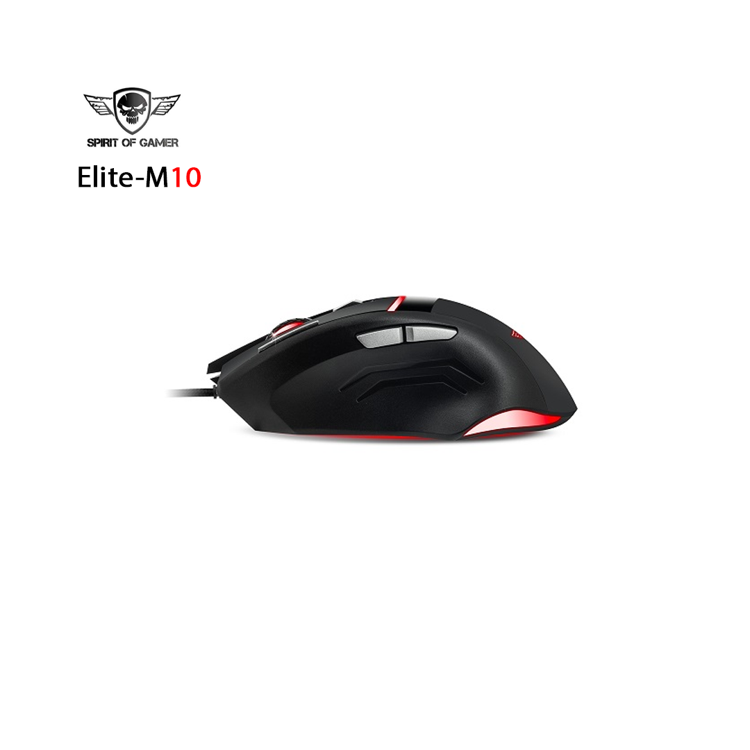 Souris Gamer RGB Spirit of Gamer Elite-M10 + Tapis de Souris
