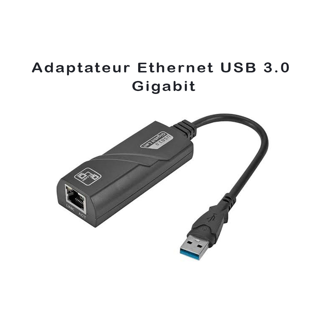 Adaptateur Ethernet USB 3.0 Gigabit