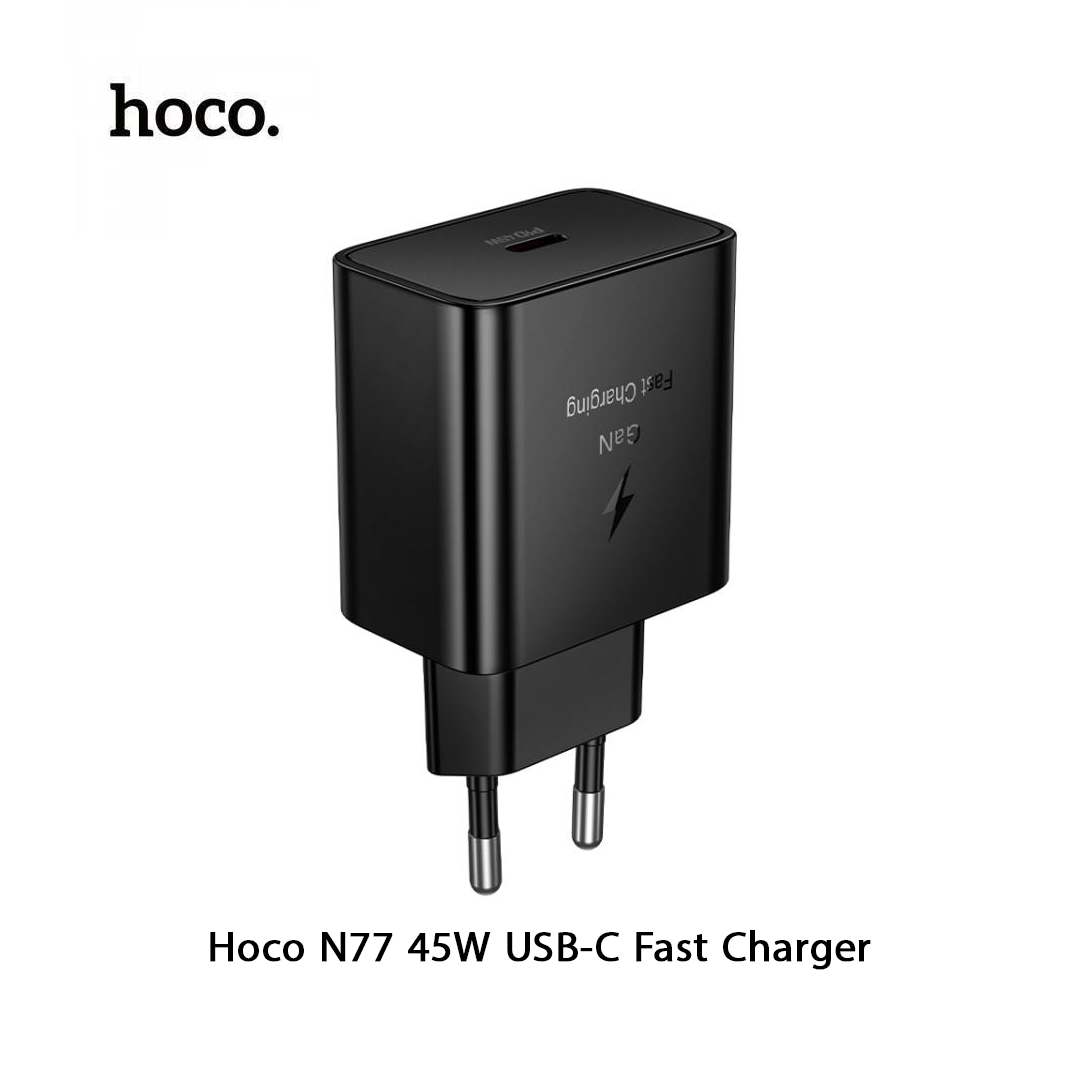 Chargeur Rapide USB-C 45W GaN - Hoco N77 Power Adapter