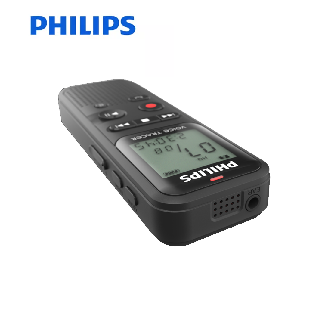 Enregistreur Audio Philips VoiceTracer DVT1160 - 8 Go, Déclenchement Vocal et USB