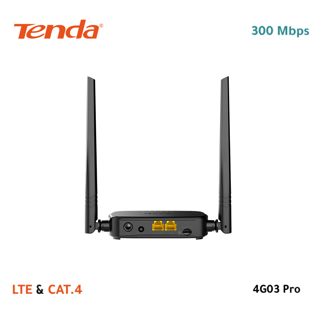 Routeur 4G LTE Wi-Fi N300 TENDA 4G03 Pro