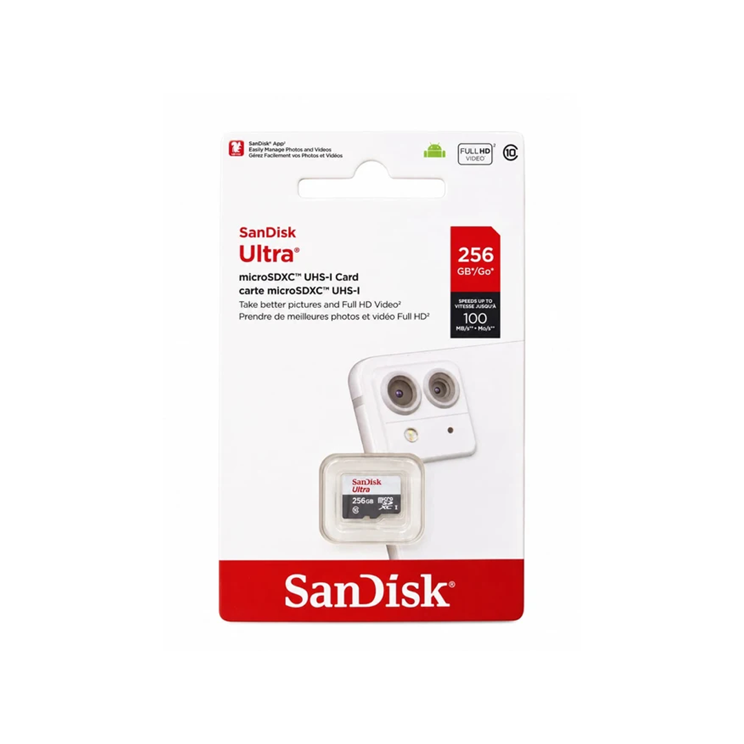Carte memoire microSDHC SanDisk 8 Go avec Adaptateur SD