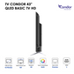 TV CONDOR  43″ QLED BASIC TV HD 43LD540