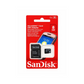 Carte memoire microSDHC SanDisk 8 Go avec Adaptateur SD