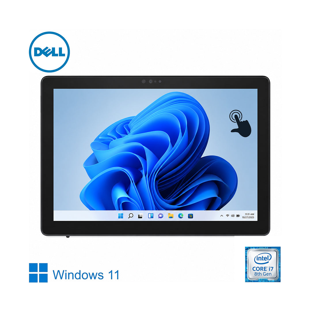 DELL LATITUDE 7200 – Intel® Core™ I7-8665U | RAM 16Go | SSD 256Go / 512Go | Écran 12.3″ Full HD | TACTILE | DETACHABLE | Occasion – Excellent État