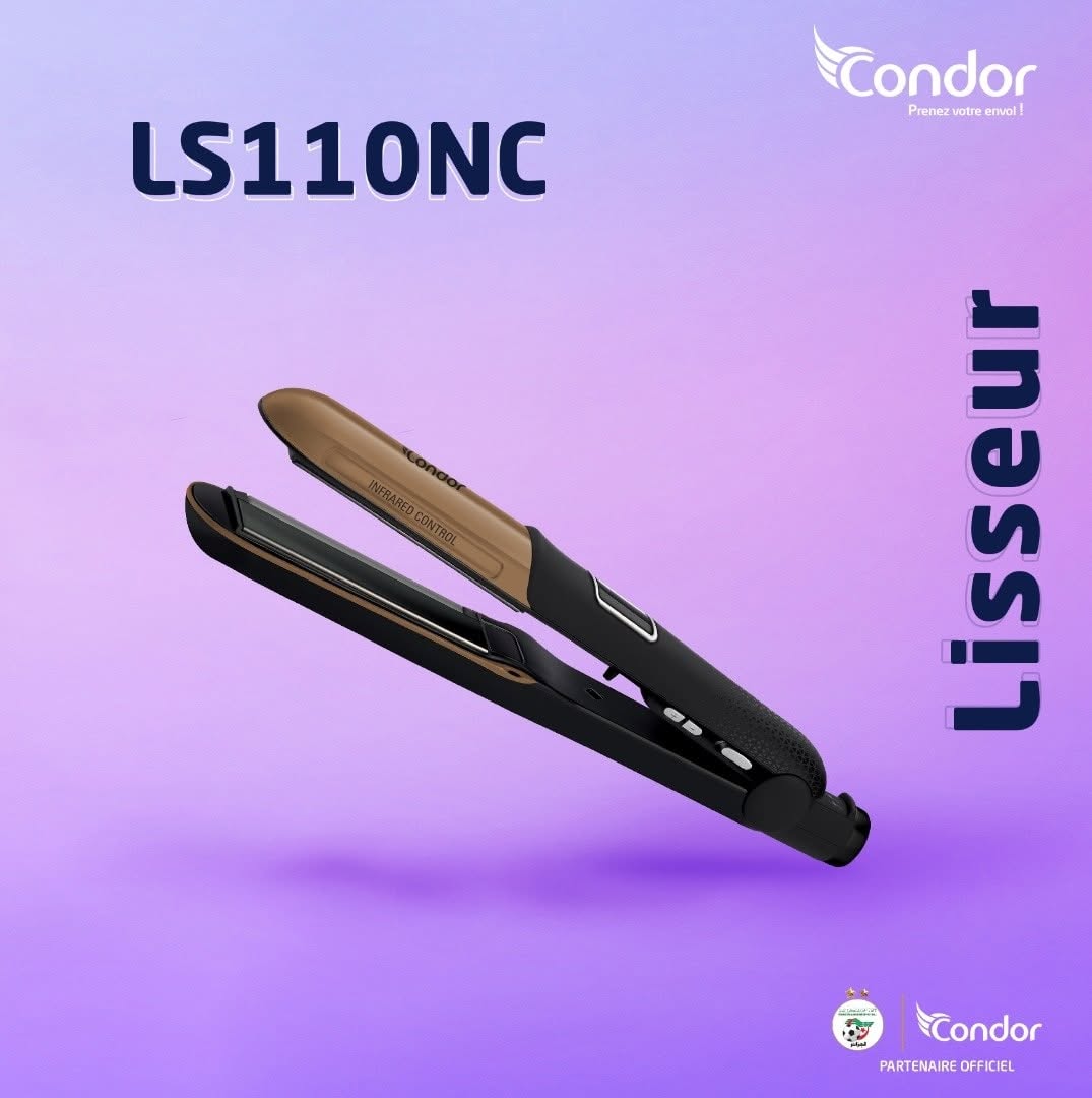 Condor – LS110NC – Lisseur Céramique Ionique - Température 230 °C