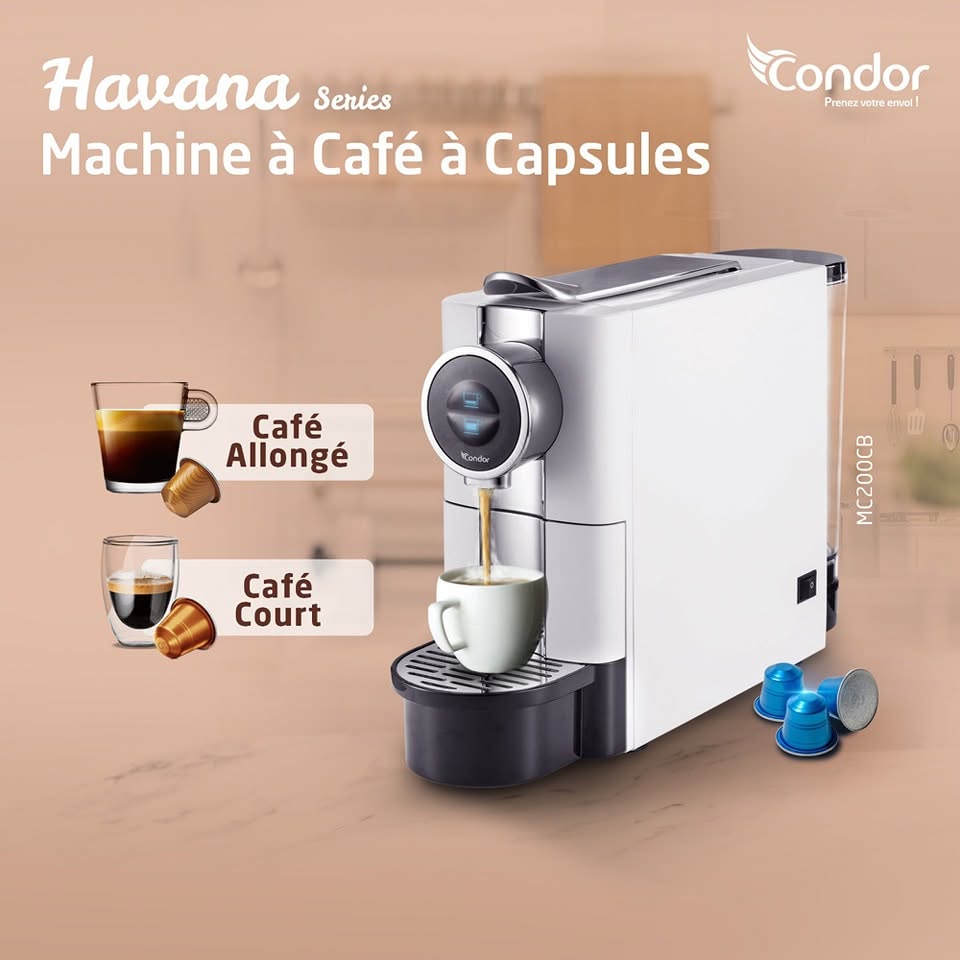 Condor – HAVANA MC200CB – Machine à Capsules - Puissance 1145 W
