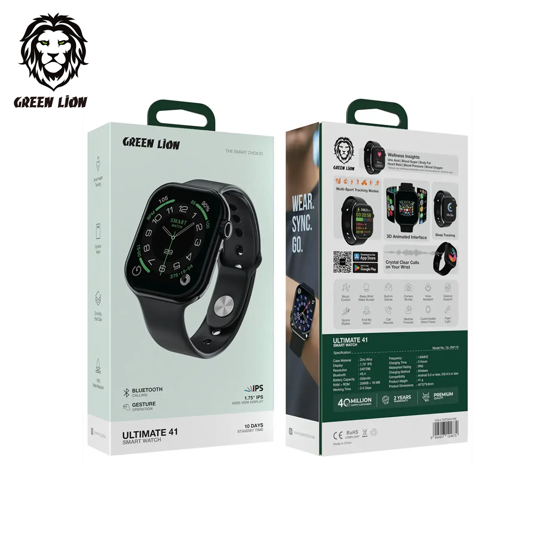Montre Connectée Intelligente Green Lion Ultimate 41