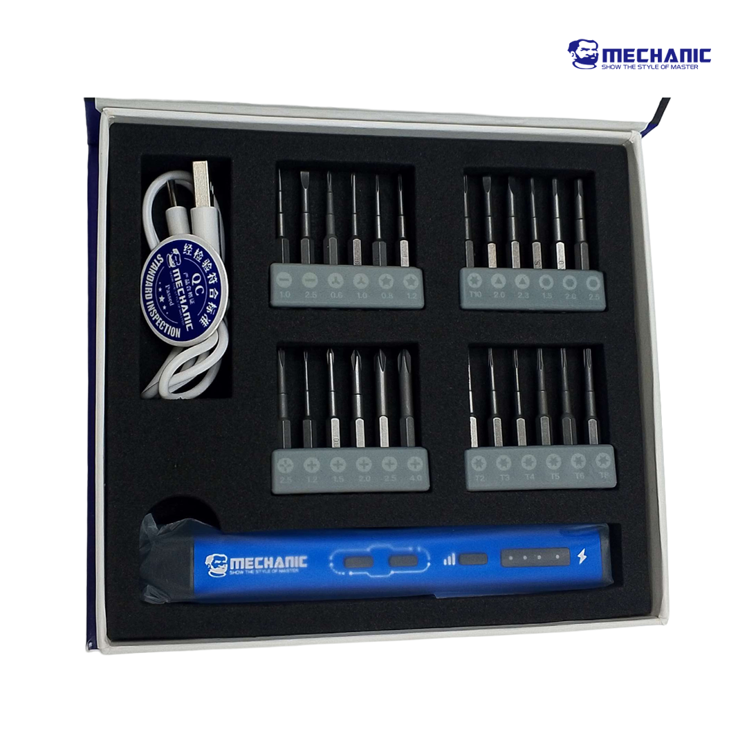 Kit de tournevis électrique de précision Mechanic ES240 (24 en 1)