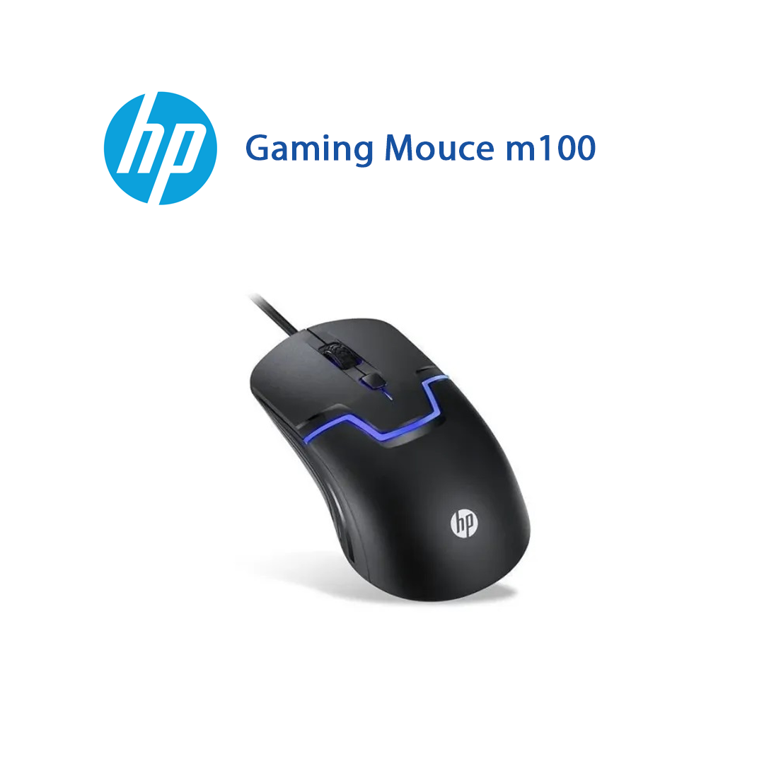 Souris Gaming HP m100 – 1600 DPI – 4 Boutons – Capteur Optique