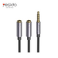 Splitter Audio 3.5mm Yesido YAU28 pour Casque et Micro (30cm)