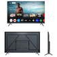 Téléviseur Stream 55" QLED 4K Ultra HD Smart TV avec Google TV - SoundPro Series