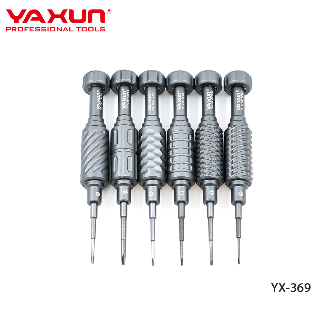 Kit de Tournevis de Précision YAXUN YX-369 (6 Pièces)