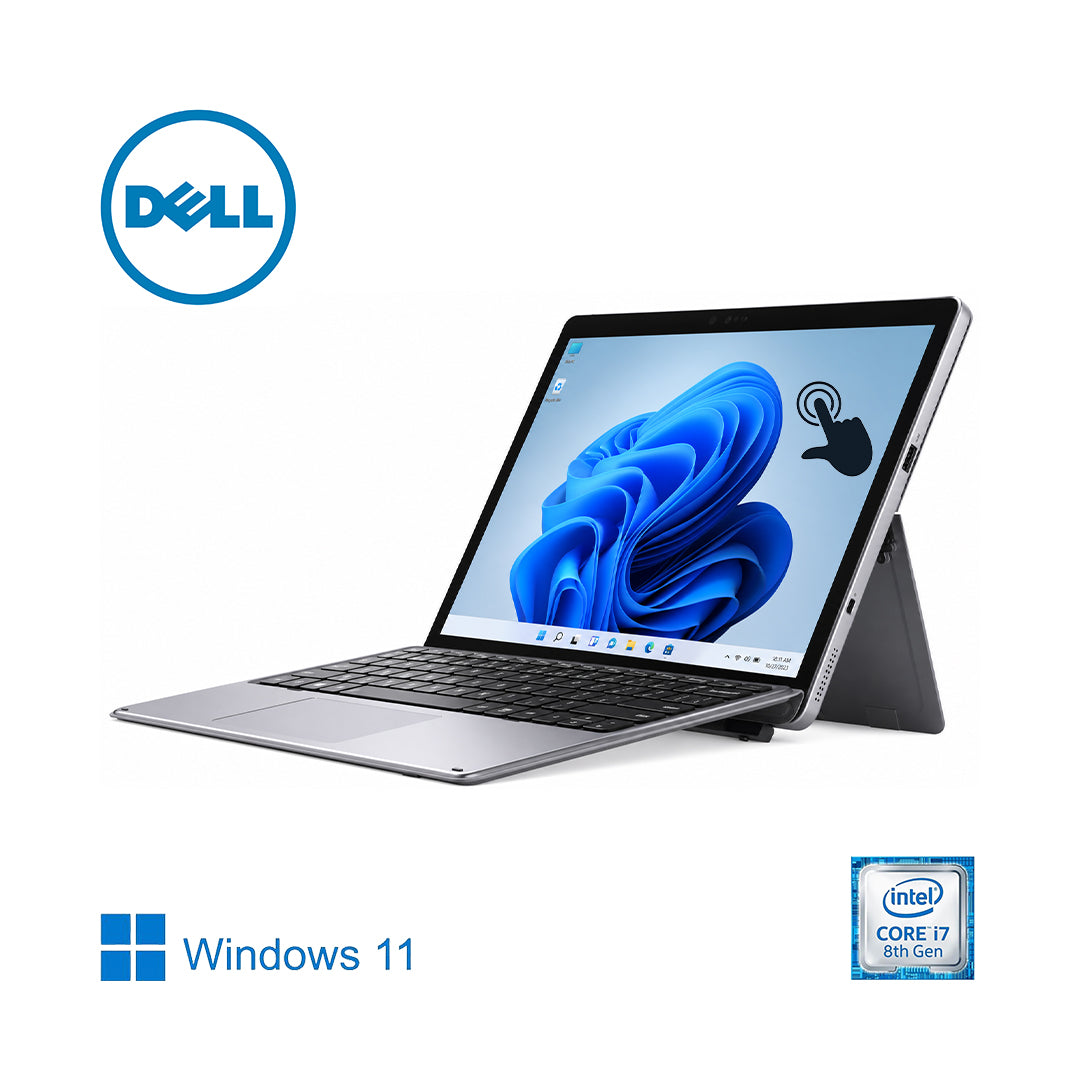 DELL LATITUDE 7200 – Intel® Core™ I7-8665U | RAM 16Go | SSD 256Go / 512Go | Écran 12.3″ Full HD | TACTILE | DETACHABLE | Occasion – Excellent État