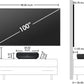 Hisense 100L9G-CINE100A – Projecteur Laser Ultra Courte Focale 100 Pouces 4K UHD Smart TV